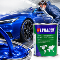 Peinture automobile acrylique pour rénovation, base 1K, couche transparente 2K, haute brillance, correspondance des couleurs, fabricant