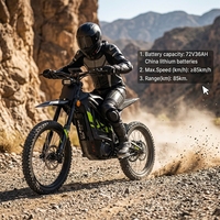 Surron 2026 SHANSU SS-6.0PRO d'occasion, moto électrique tout-terrain pas chère pour adultes, Surron 2026
