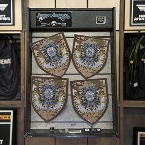 Distintivi Personalizzati per Comuni, Toppe per Uniformi Ricamate in Tessuto Ecologico, Design Rotondo in Rilievo con Velcro - Product Image 2