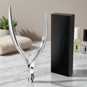 Surgical Stainless Steel <b>Nail</b> <b>Clipper</b> 15mm Jaw Opening Professional <b>For</b> Finger <b>Thick</b> <b>Nails</b> Gift Box Packaging - Product Image 2