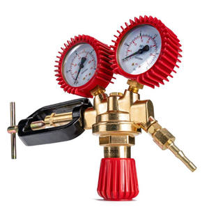 Régulateur d'acétylène italien GLOOR avec manomètre d'oxygène pour régulateur double ZINSER suisse pour acétylène-oxygène-CO2, soudage essentiel - Product Image 5