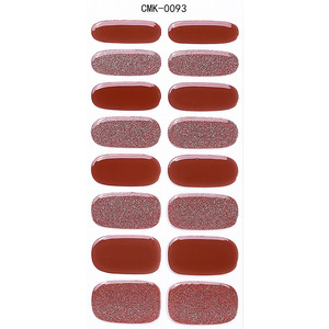 Oeil de chat américain européen Ins 3D autocollants pour ongles poudre d'oignons scintillants imperméables décalcomanies pour manucure française plastique transfrontalier - Product Image 4
