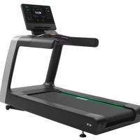 Tapis roulant électrique commercial à contrôle vectoriel, moteur AC haute performance 7,0 CV, usage domestique, vitesse élevée 0-20 km/h, inclinaison automatique