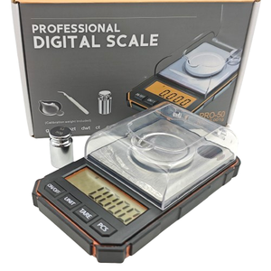 고정밀 미니 포켓 50g 디지털 포켓 스케일 다이아몬드 무게 0.001g 50g 최대 LCD 측정 보석 스케일 - Product Image 4