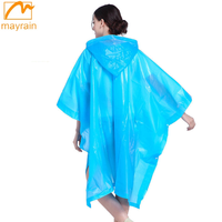 Meilleur prix haute qualité PEVA imperméable coupe-vent pluie poncho imperméable pour adultes hommes femmes extérieur moto poncho vêtements de pluie