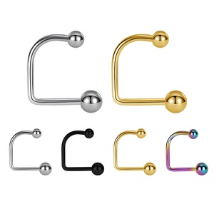 Chirurgisch Staal Doorboorde Sieraden 16G <span class=keywords><strong>Lippy</strong></span> Lus <span class=keywords><strong>Labret</strong></span> Monroe Piercing Stud Vorm Piercing Ring - Product Image 1