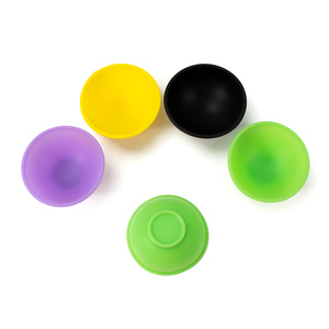 Factory Wholesale Food-Grade Silicone Bowl with Cover Kitchen Storage <b>Box</b> Accessories for Tobacco Spices Dry Herb Smoking - Product Image 4