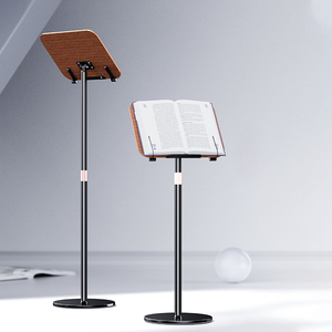 Boneruy forniture per ufficio in acciaio al carbonio ruota regolabile da pavimento supporto per libri supporto da lettura flessibile a braccio lungo per Tablet - Product Image 3