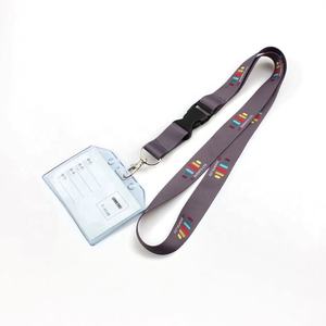 Cordon de porte-cartes d'identité en nylon PVC souple transparent Impression sérigraphie étanche Logo personnalisable Couleur personnalisée OEM - Product Image 6