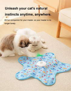Nuovo <span class=keywords><strong>Lancio</strong></span> di Prodotto: Giocattolo per Gatti in Plastica Morbida, Gioco Interattivo Resistente ai Morsi, Puzzle per l'Auto-Intrattenimento e il Gioco di Nascondino - Product Image 4