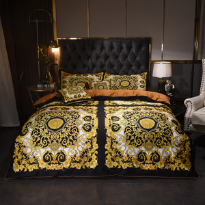 Nuovo <span class=keywords><strong>Set</strong></span> di biancheria da letto in cotone egiziano Jacquard ad alta precisione 500TC di stile - Product Image 4
