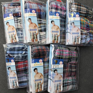 3 Pezzi in Una Confezione PVC, <span class=keywords><strong>Boxer</strong></span> da Uomo a Vita Media con Stampa a Freccia, Pantaloncini Traspiranti - Product Image 1