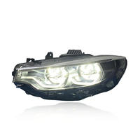 Phares Auto V2 IKON pour BMW Série 4 F32 F36 F80 F82, lampes avant bicolores 13-20, LED modifiées jaune/blanc, interrupteur DRL