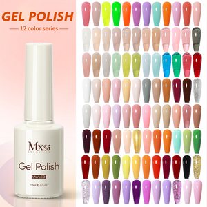 Lot de 12 vernis à ongles semi-permanents en gel UV sans HEMA de 15 ml pour manucure française DIY, kit de vernis gel UV semi-permanent, fournitures de nail art à marque privée - Product Image 3