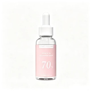 Suero Facial Orgánico Natural con 70% de Niacinamida de Melocotón para Mujeres, Antienvejecimiento, Iluminador, Reduce Manchas Oscuras, Hidratante, Antiedad - Product Image 2