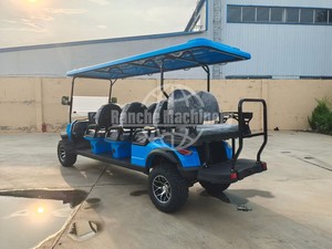 Voiturette de golf tout-terrain 6 places, moteur puissant, pneus résistants à l'usure, adaptée à divers chemins complexes - Product Image 6