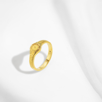 Bague personnalisée PCX en or massif 18 carats pour couple, bague montre, homme femme, Au750, style Hip Hop, épaisse, de luxe, pour mariage et fiançailles, bague fine