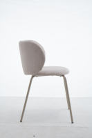 Chaises de salle à manger modernes et minimalistes, nouveau style, design doux et confortable, chaises en tissu pour la salle à manger à domicile