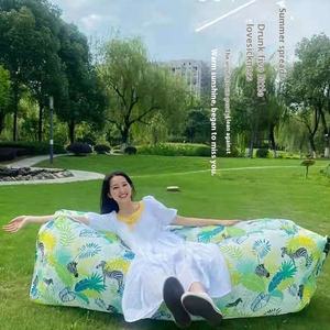 Sofá inflable reclinable portátil, función de masaje, saco de dormir de aire de playa plegable para acampar al aire libre, festivales de música, uso doméstico - Product Image 1