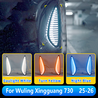 Accessoire de rétrofit : Phare décoratif avant, feu antibrouillard LED, éclairage de travail pour Wuling Darion EV 25-26