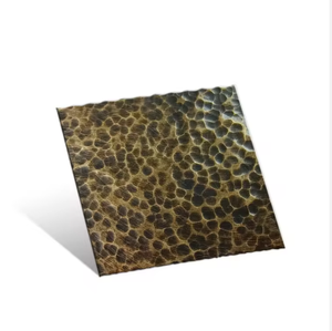 Placa Decorativa de Acero Inoxidable 304 EX775, Martillada a Mano, Curvada, Cortada y Soldada, Estándar JIS, Espesor de 0.5-0.8mm - Product Image 1