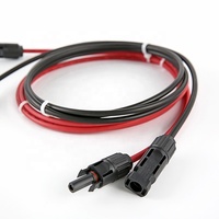 TÜV 1000V 30A Doppel endiger Photovoltaik anschluss Kupfer verzinnt IP67 Wasserdichtes 3m PV-Kabel 14AWG/2, 5 MM2 XLPE-Kabel Stromkabel