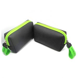 Custom Logo Printed Neoprene Travel Toiletry Bag Cosmetic Bag Zipper <b>Case</b> for Women Girls Ladies - Product Image 6