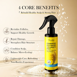 <span class=keywords><strong>Spray</strong></span> Soin du Cuir Chevelu et des Racines à l'Eau de Riz Fermentée Probiotique OEM – Équilibre du pH du Cuir Chevelu, Soin Anti-Rougeurs, Soutien à la Croissance Capillaire et Contre la Chute des <span class=keywords><strong>Cheveux</strong></span> - Product Image 3