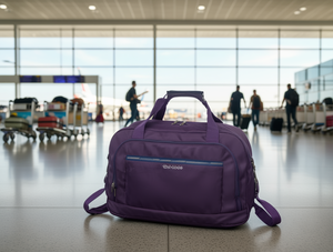 Borsa da viaggio in tessuto Oxford 36-55L con chiusura a cerniera unisex tinta unita per viaggi - Product Image 2