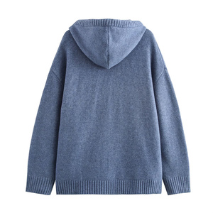 TAOP & ZA 2024 Sweater rajut wanita, lengan panjang kasual musim gugur <span class=keywords><strong>Model</strong></span> desain longgar 2142261 - Product Image 3