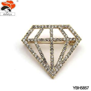 Broche en forma de diamante en RHINESTONE Hermandad y fraternidad griega personalizado para grupos sociales de Damas MK Desarrollado por Joyería rosa - Product Image 2