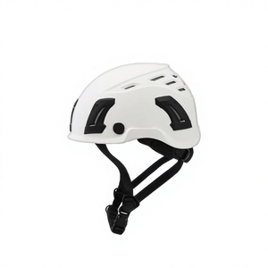 Casque de sécurité ABS personnalisé à fentes pour travaux en hauteur, suspension 8 points, avec visière, prix usine de gros - Product Image 3