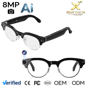 Nouvelles lunettes intelligentes V03-T8 avec photographie 8MP, enregistrement vidéo 1080P, appels Bluetooth, lecture de musique et traduction IA en temps réel, fonction EIS - Product Image 1