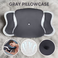 Oreiller en mousse à mémoire de forme en forme de papillon, soutien cervical zéro pression, noyau d'oreiller personnalisable