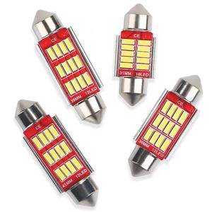 ไฟ LED รถยนต์แบบ Festoon C5w C10w ขนาด 31 มม. 36 มม. 39 มม. 41 มม. 12V สีขาว สำหรับไฟส่องป้ายทะเบียนรถยนต์ ไฟอ่านหนังสือ ไฟโดมในรถยนต์ - Product Image 1