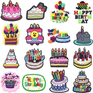 2024 zapatos de moda encanto suave PVC zapatos decoración personalizado al por mayor comida estilo goma ZAPATOS BARATOS accesorios encanto - Product Image 2