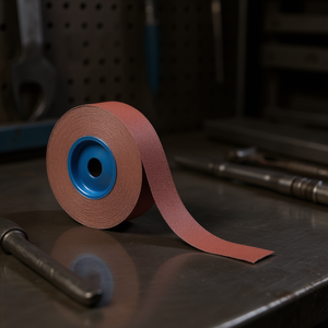 ผ้าทรายขัดเงาแบบม้วน Ttake Ab1050 Corundum ขนาด 115x50000 มม. ความละเอียด 400 กริต สำหรับขัดโลหะ - Product Image 3