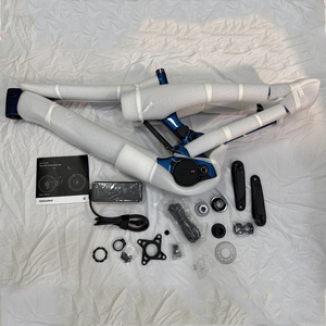 Nouveau cadre de vélo électrique Teewing Flux One Turbo <span class=keywords><strong>Force</strong></span> Carbon 2027, moteur central M2S, batterie intégrée 800Wh, kit d'alimentation complet - Product Image 3