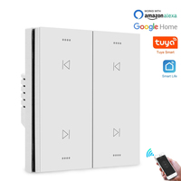 Interruptor de Luz Eléctrico Inteligente Táctil Zigbee Tuya con Control Remoto por WiFi, Compatible con Alexa y Google Home, Encendido/Apagado, Presión Cinética, para Montaje en Pared