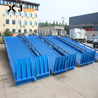 Rampe de quai hydraulique mobile robuste de 10 tonnes, rampe de chargement de conteneurs portable pour chariot élévateur, entrepôt, logistique, port