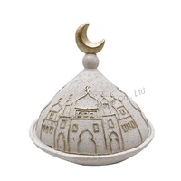 Superwin 2026 Cadeaux de l'Aïd musulman, artisanat en résine fait main, décorations de bureau du Ramadan, décorations en résine Eid Mubarak