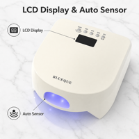 Lampe à ongles UV LED professionnelle 57 perles, double zone, pour un doigt ou une main entière, écran LCD, capteur automatique, OEM, marque privée