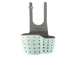 Cesta de Almacenamiento de Plástico Ajustable al por Mayor para Cocina y Hogar, Bolsa Colgante con Escurridor y Accesorios para Jabón y Esponja - Product Image 4