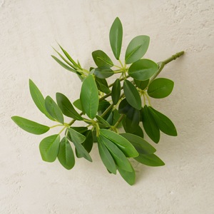 Plante artificielle CallaFloral Schefflera à 8 têtes, en PVC vert, pour décoration intérieure, branche unique - Product Image 3