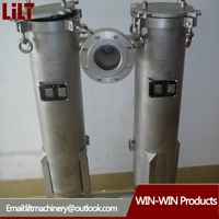 DN150 316LSS Résistance à la corrosion Filtration de liquide de mer Filtre à panier duplex Fournitures de filtre
