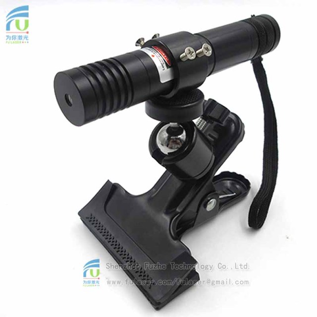 FU450ADX-BXS22 445-460nm <1mW Handheld Portable Blue Point Dot Laser Pointer Adjustable Focus with 5.5*2.1mm DC Connector
