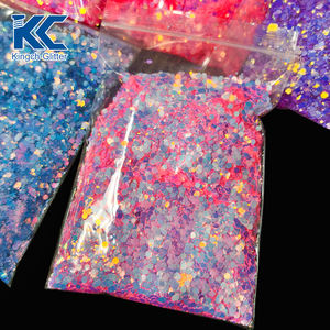 Toptan 2oz Shaker yeni holografik tırnak tıknaz Glitter Mix kar küresi Tumbler için toplu - Product Image 5