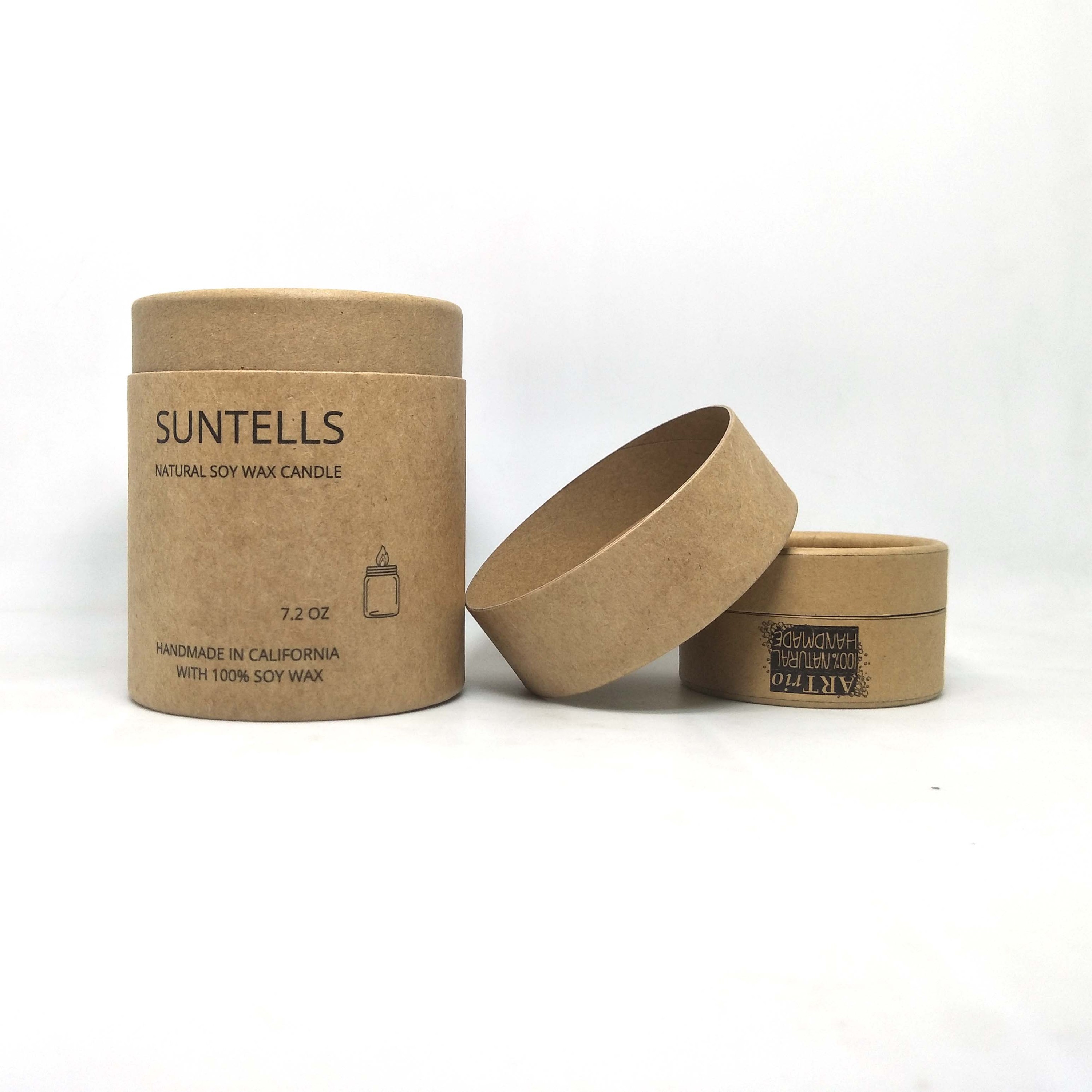 Customized kraft paper Tube gift paper packaging