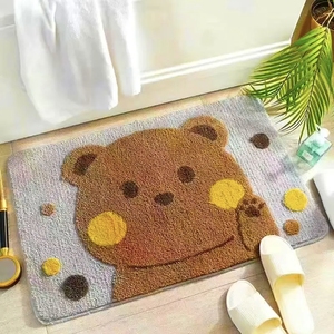 Alfombra <span class=keywords><strong>de</strong></span> Baño con Diseño <span class=keywords><strong>de</strong></span> Animalitos <span class=keywords><strong>de</strong></span> Dibujos Animados, Antideslizante, Suave, Absorbente, <span class=keywords><strong>de</strong></span> Secado Rápido, Lavable, para <span class=keywords><strong>el</strong></span> Hogar - Product Image 3
