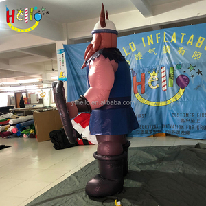 Inflable 3D figura muñeca mascota inflable gigante vikingo - Product Image 3